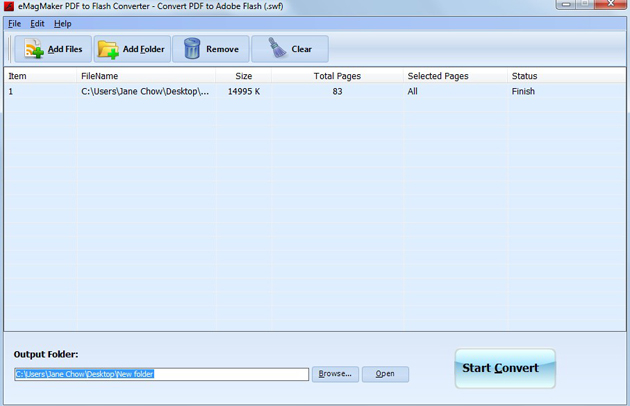 Free eMagMaker PDF to Flash Converter 1.0