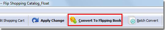 Convert flash catalog to flipping book