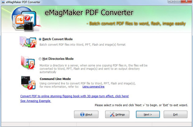 Free eMagMaker PDF Converter 1.0