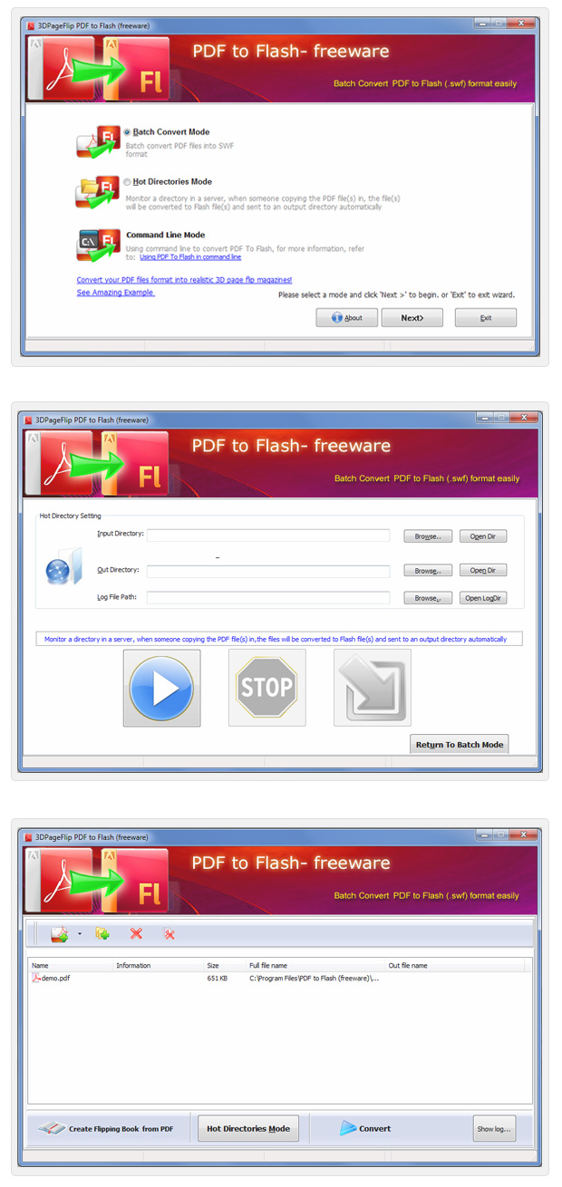 Free PDF to Flash 2.2 full