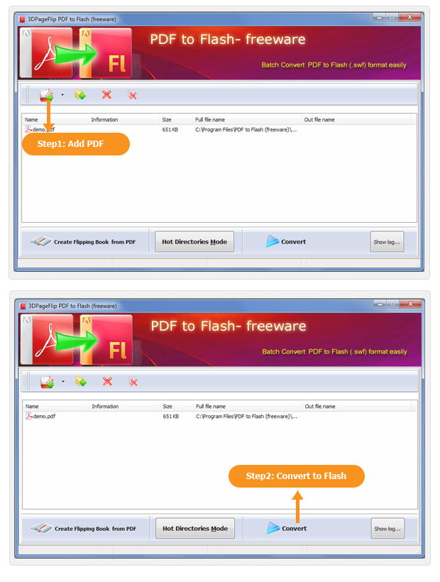 free-pdf-to-flash-steps
