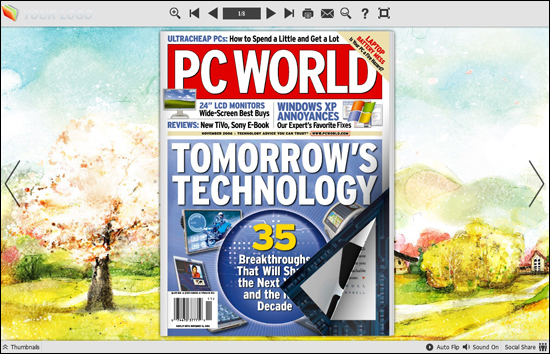 Page Flip Newsletter Maker for HTML5 software
