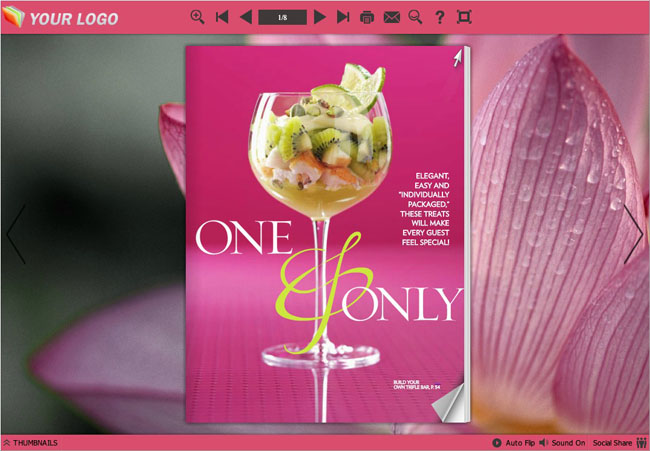 Windows 7 Flash Magazine Themes for Lotus Style 1.0 full