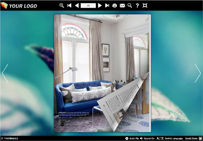 Flash Magazine Themes for Sprout Style screenshot Flash Magazine Themes for Sprout Style screenshot