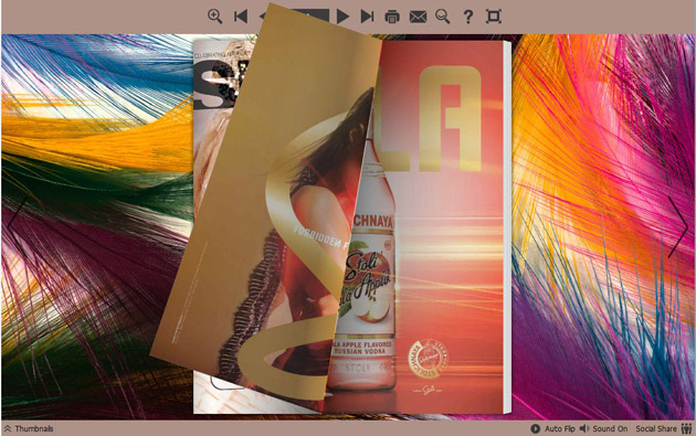 Flipping Book Theme about Feather screenshot Flipping Book Theme about Feather screenshot
