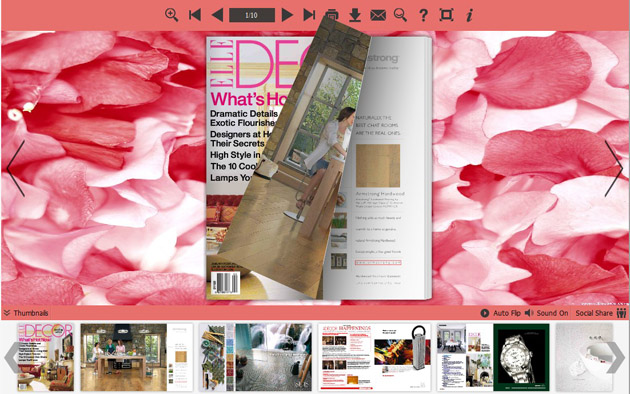 Flash Magazine Themes for Petal Style 1.0